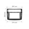 Переходная рамка Citroen C4 2004-2010 6346 9" Black