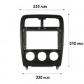 Переходная рамка Dodge Caliber 2009-2013 (5140) 9"