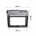 Переходная рамка Fiat Punto 199/310 2005-2012 Linea 323 2007-2014 (7953) 9"