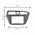 Переходная рамка Hyundai i20 2014-2018 (7441) 9"