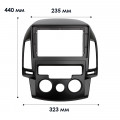 Переходная рамка Hyundai i30 (FD) 2008-2011 Manual AC (6884) 9"