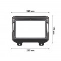 Переходная рамка Jeep Wrangler 2018+ (7261) 9"