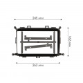 Переходная рамка Kia Carens 2013-2018 Rondo 2013-2018 (6726) 9"