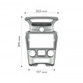 Переходная рамка Kia Carens UN 2006-2012 Auto AC (6921) 9"