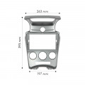 Переходная рамка Kia Carens UN 2006-2012 Manual AC (6921) 9"