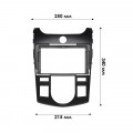 Переходная рамка Kia Cerato (TD) Forte (TD) 2009-2012 AC (6396) 9"
