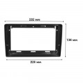 Переходная рамка Kia Optima 2000-2005 Magentis 2000-2005 (7352) 9"