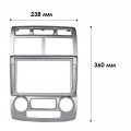 Переходная рамка Kia Sportage 2005-2010 (7085)  9" Silver