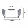 Переходная рамка Lexus RX-300/330/350/400 2003-2009 Toyota Harrier 2003-2012 (6625) 9"
