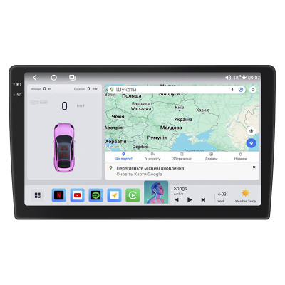 Автомагнитола 2 din W-10 4/64 QLED CarPlay 4G Wi-Fi GPS 360 Prime
