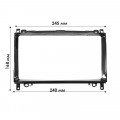 Переходная рамка Mercedes-Benz A-klasse W169 04-12 B-klasse W245 05-11 Vito W639 06-14 Viano W639 06-14 (BE 028N) 9" Black