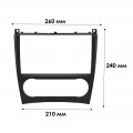 Переходная рамка MercedesC-Class W203 04-11 CLC-klasse CL203 08-11 CLK-klasse W209 05-09 G-klasse W463 06-12 (BE 033N) 9" Black