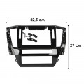 Переходная рамка Mitsubishi Pajero Sport 2019+ (6817) 10.1"