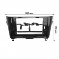Переходная рамка Nissan Qashqai 2014+ X-Trail 2014+ Rogue 2014+ (6674) TK 0328 10.1" Black