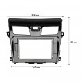 Переходная рамка Nissan Teana 2013-2018 Altima 2012-2018 (6633) 10.1"