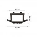 Переходная рамка Opel Astra K 2015-2019 (7707) 9"