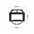 Переходная рамка Peugeot 206 1998-2012 (6810) 9"