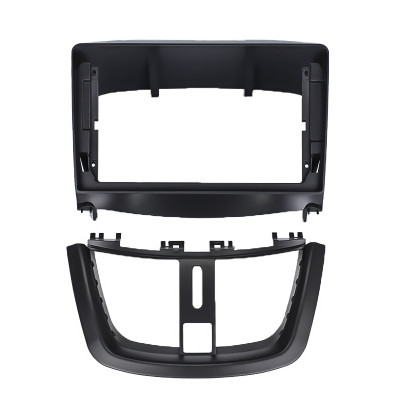 Переходная рамка Peugeot 207 2006-2015 (6869) 9" Black