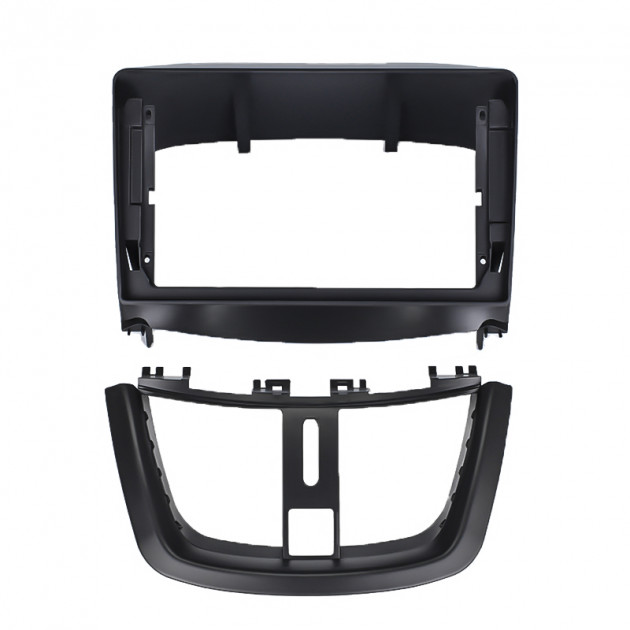 Переходная рамка Peugeot 207 2006-2015 (6869) 9" Black