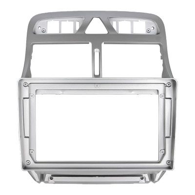 Переходная рамка Peugeot 307 2001-2008 (PE 021N) 9" Silver