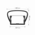 Переходная рамка Peugeot 607 2004-2010 (7719) 9"