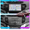 Штатная магнитола Lesko для Acura TSX II 2008-2014 экран 9" 4/64 QLED CarPlay 4G Wi-Fi GPS 360 Prime