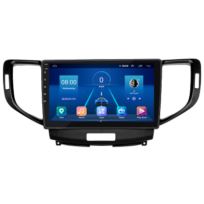 Штатная магнитола Lesko для Acura TSX II 2008-2014 экран 9" 2/32Gb 4G Wi-Fi GPS Top