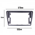 Переходная рамка Skoda Rapid 2012-2019 (6466) 9"