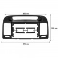 Переходная рамка Toyota Camry (ACV30) 2001-2006 (TO 200N) 6507 9" Black