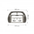 Переходная рамка Toyota RAV4 2000-2003 (7029) 9"