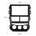 Переходная рамка Toyota Yaris 2017-2020 (6374) 9"