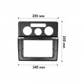 Переходная рамка Volkswagen Caddy 2004-2015 (7658) 10.1"
