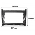 Переходная рамка Volkswagen Polo 2009-2020 (6465) 9"