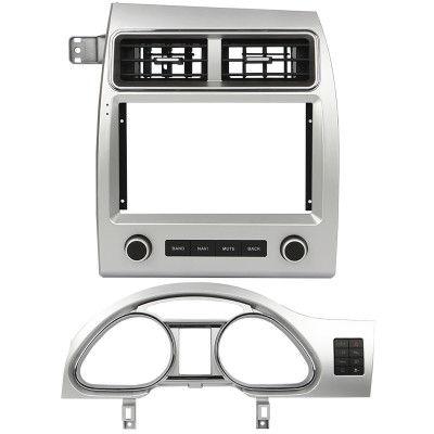 Штатный комплект переходная рамка с проводкой Audi Q7 4L 2006-2010 (1234-328) 9" + canbus