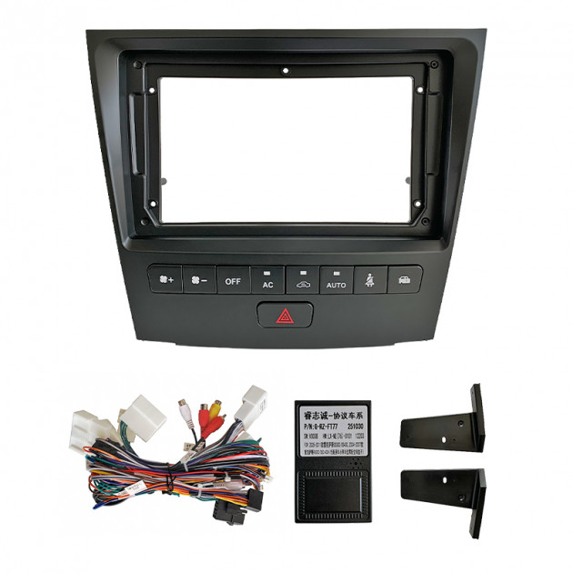 Переходной штатный комплект с проводкой Lexus GS300 S190 GS350 GS400 GS430 GS450h GS460 2004-2011 (1234-282) 9" + canbus