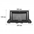 Переходной штатный комплект с проводкой Mazda 3 Alexa 2014-2019 (7187) 9" + подключение с CANBUS