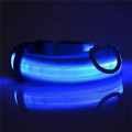 Светодиодный LED ошейник USB светящийся для собак и котов Blue L
