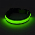 Светодиодный LED ошейник USB светящийся для собак и котов Green S