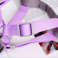 Шлея для собак или кошек с поводком Taotaopets 171120 Purple L (2.0 cm)