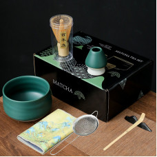 Набор Mavanto 5456 для приготовления чая матча 7 предметов Green Matt