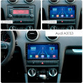 Штатная магнитола Lesko для Audi A3 II (8P) Рестайлинг 2 2008-2013 экран 9" 6/128Gb 4G Wi-Fi GPS Top