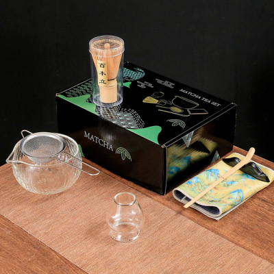 Набор Mavanto 5465 для приготовления чая матча 7 предметов Transparent