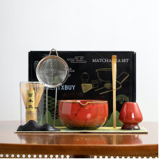 Набор Mavanto 7458 для приготовления чая матча 7 предметов Red