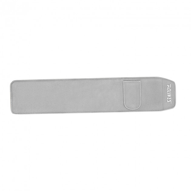 Спортивный пояс AOLIKES HY-7971 корсет с карманом Gray L