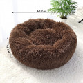Лежак пуфик для котов собак круглый 552201 L Brown