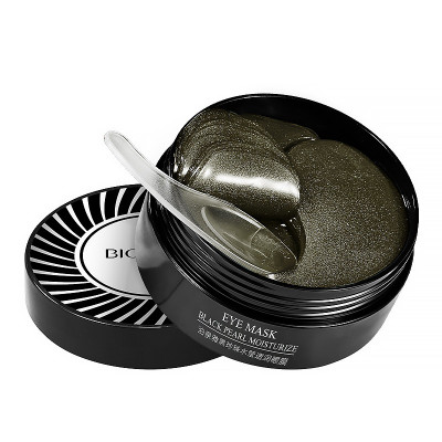 Гидрогелевые патчи BIOAQUA Eye Mask Black Pearl Moisturizing с черным жемчугом 80 г
